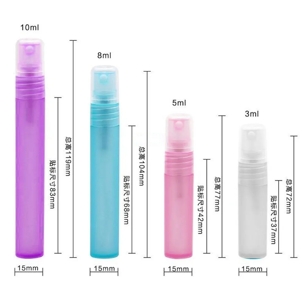 16 Pc Travel Portable Refillable Perfume Atomizer Spray Bottles Fragrance Empty