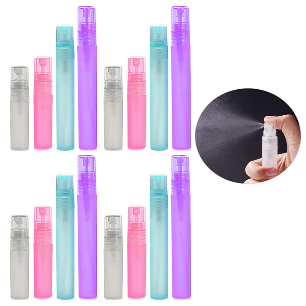 16 Pc Travel Portable Refillable Perfume Atomizer Spray Bottles Fragrance Empty