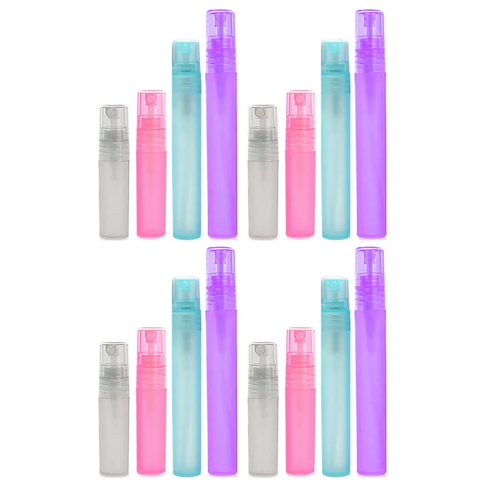 16 Pc Travel Portable Refillable Perfume Atomizer Spray Bottles Fragrance Empty