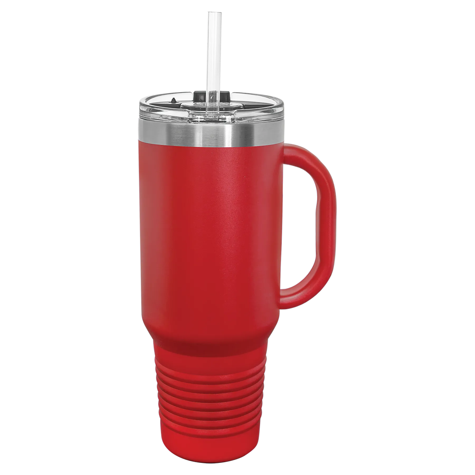 40 oz. Travel Mug with Handle, Straw Included