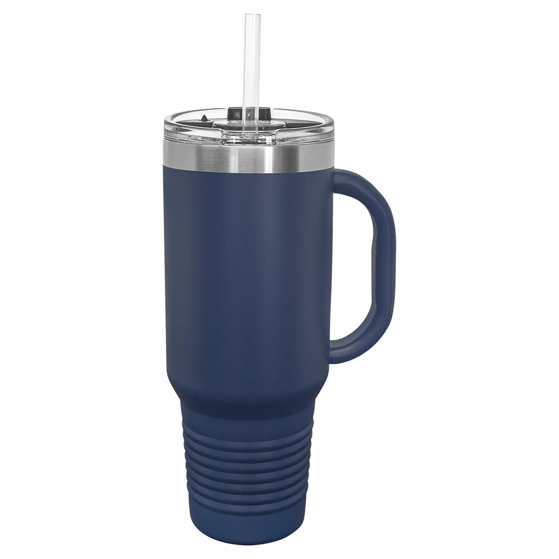 40 oz. Travel Mug with Handle, Straw Included