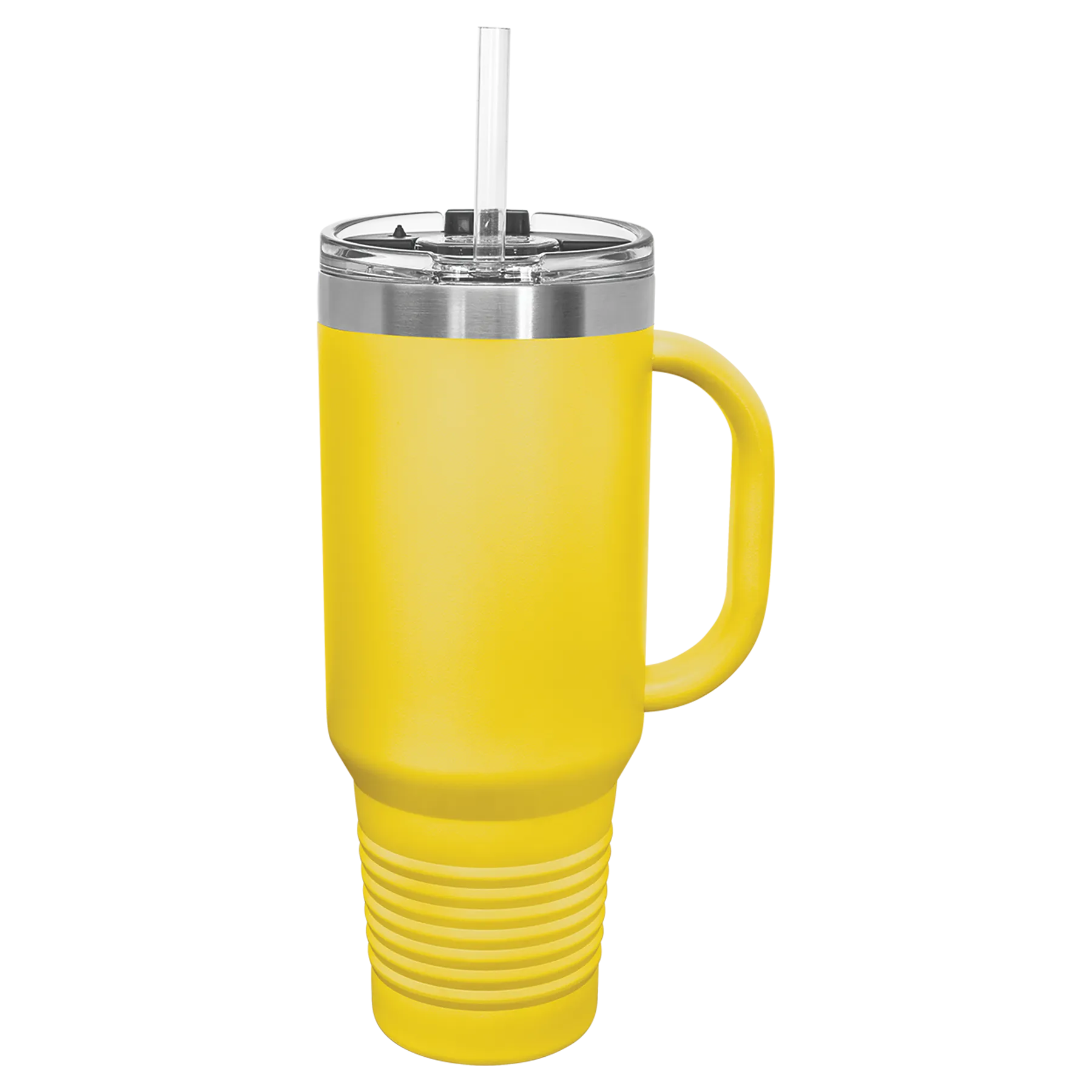 40 oz. Travel Mug with Handle, Straw Included