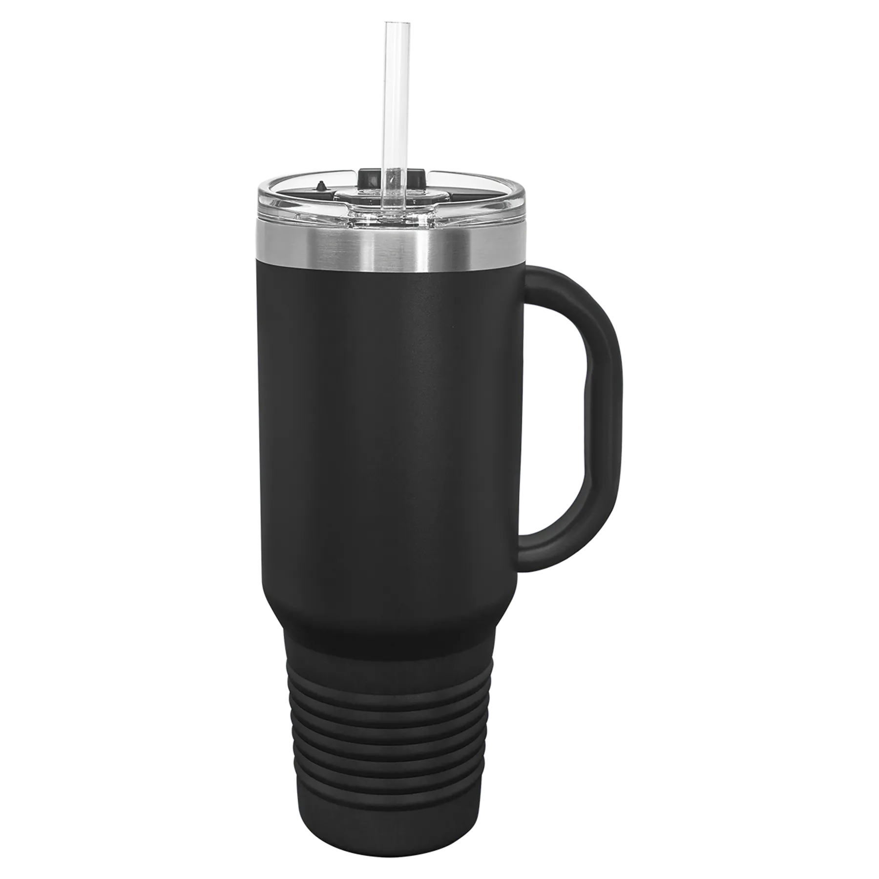 40 oz. Travel Mug with Handle, Straw Included