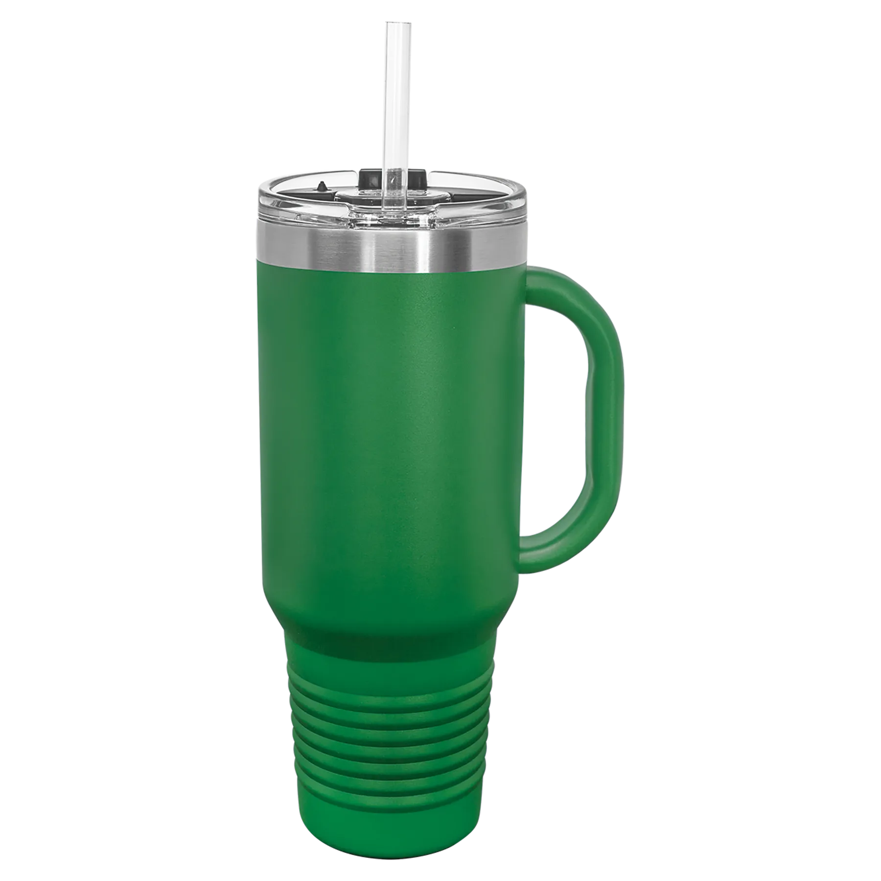 40 oz. Travel Mug with Handle, Straw Included