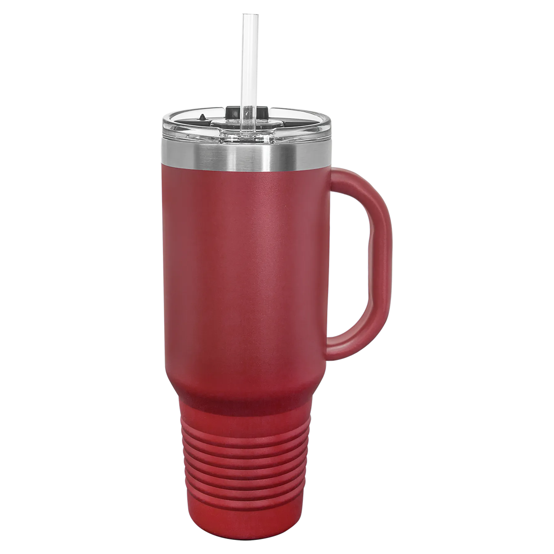 40 oz. Travel Mug with Handle, Straw Included