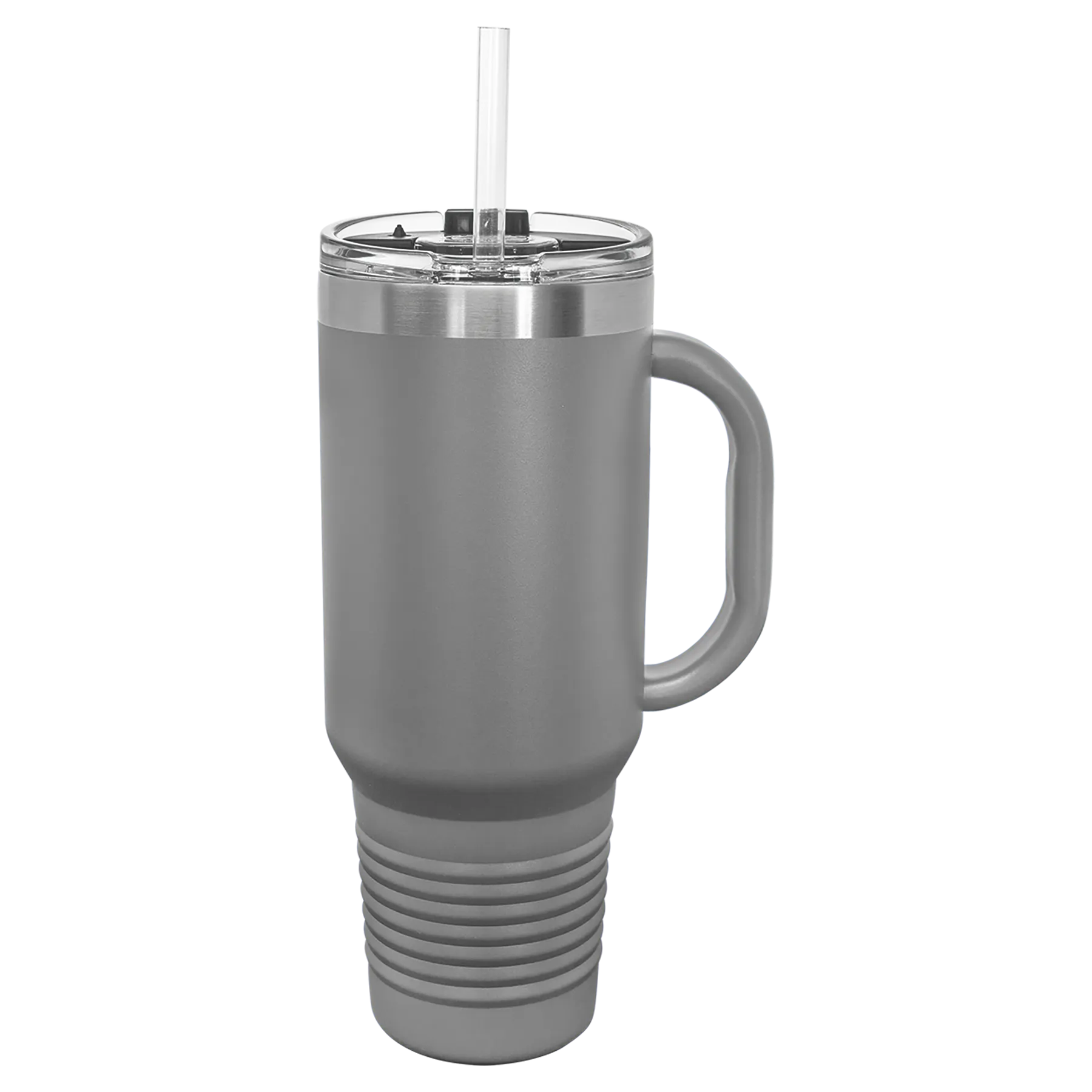 40 oz. Travel Mug with Handle, Straw Included