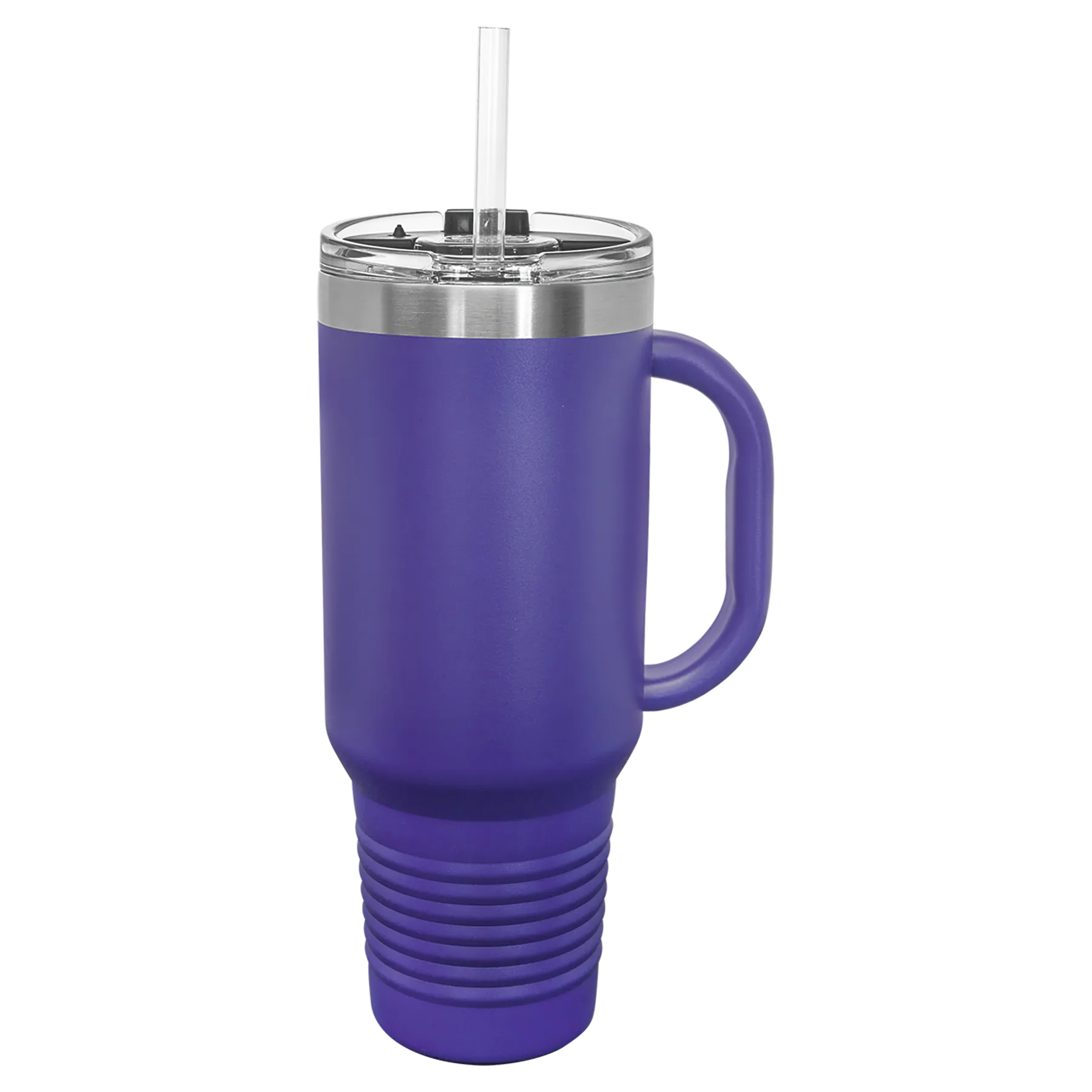 40 oz. Travel Mug with Handle, Straw Included