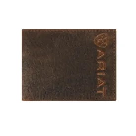 Ariat Bifold Wallet Bull Hide Brown - A3554502