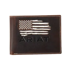 Ariat Distressed American Flag Bifold Wallet A3553834