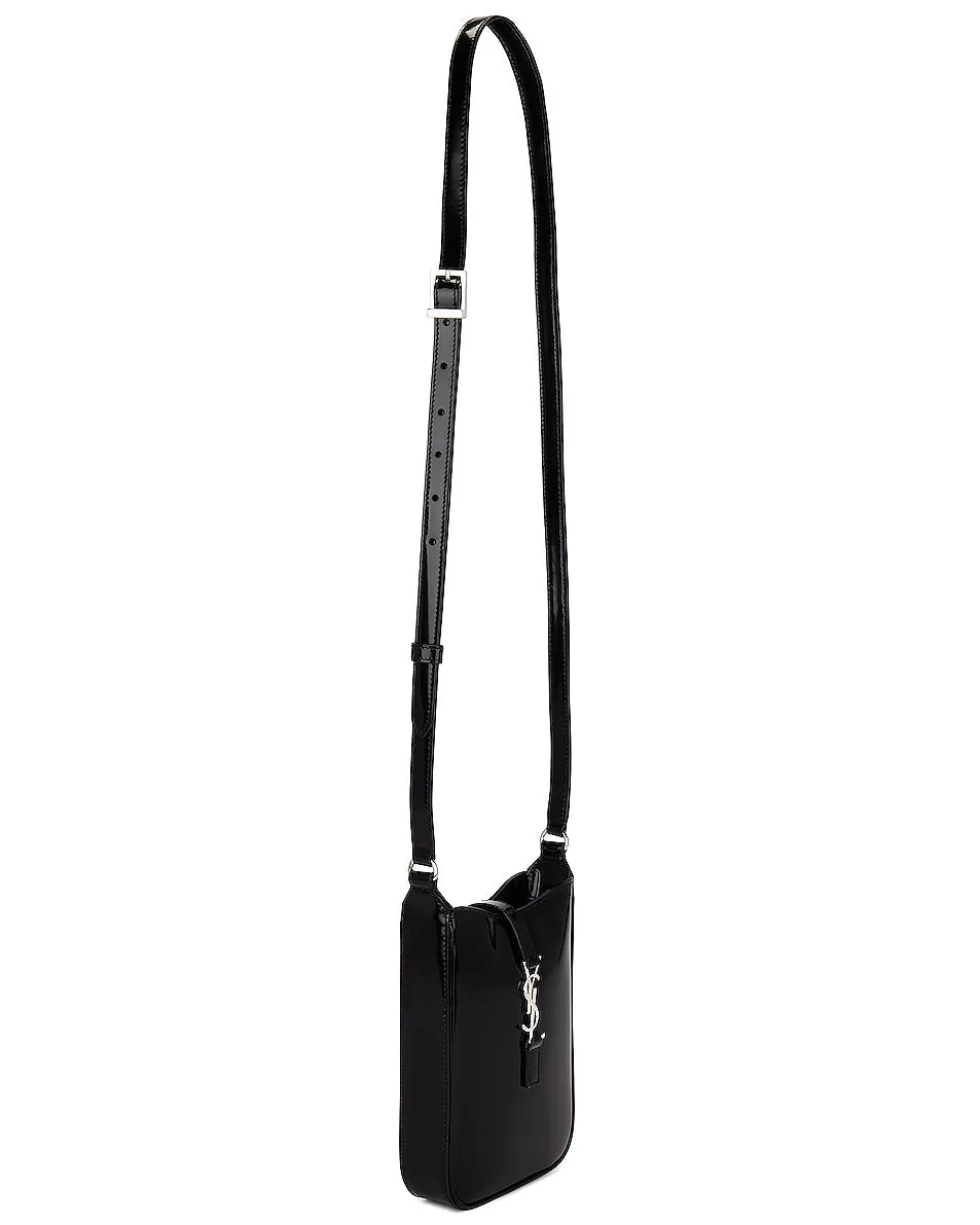 Bag Saint Laurent Mini Le 5 A 7 North South, nero