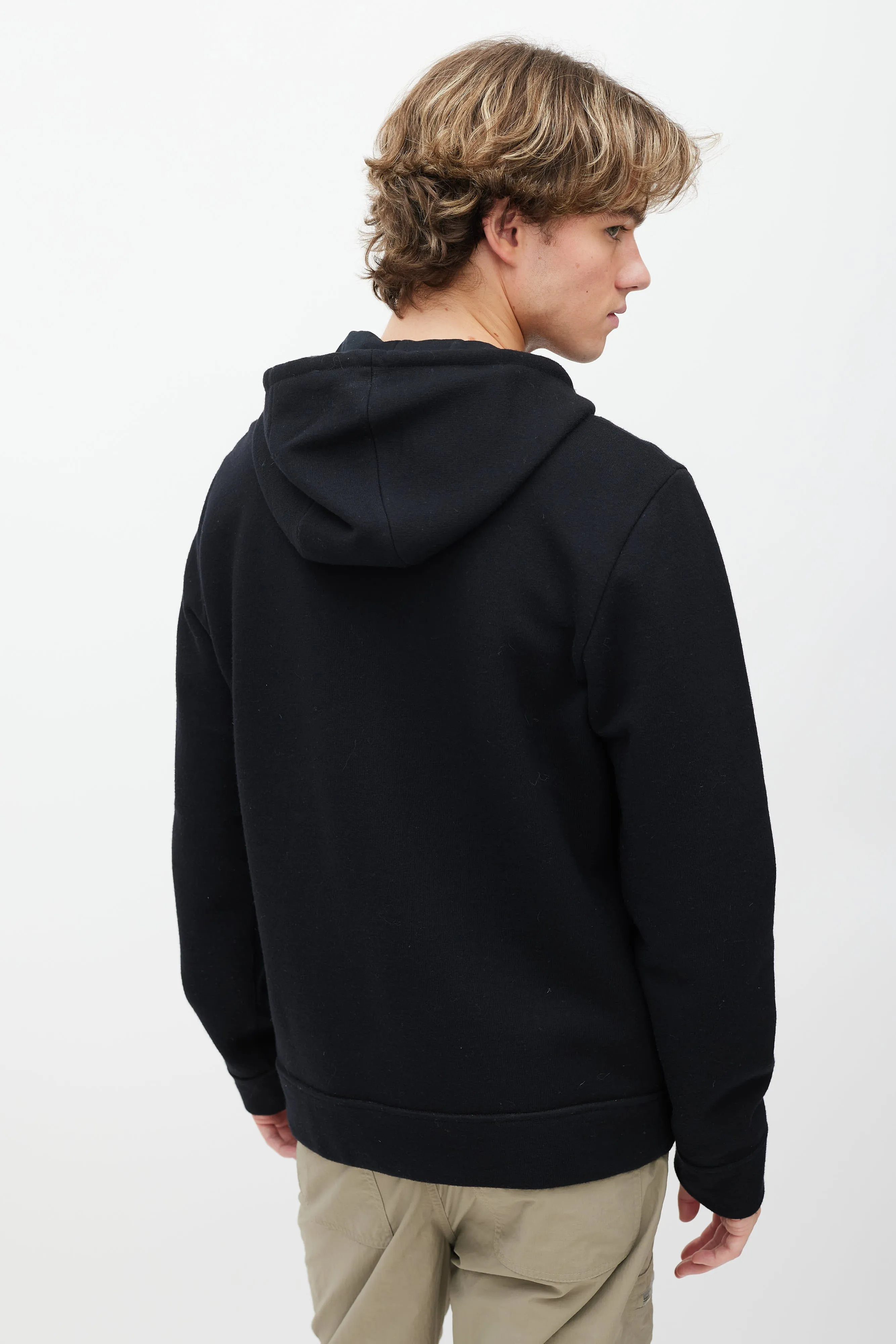 Black Zip Up Monster Hoodie