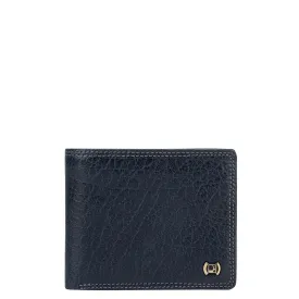 Blue Elephant Pattern Bifold Men's Wallet