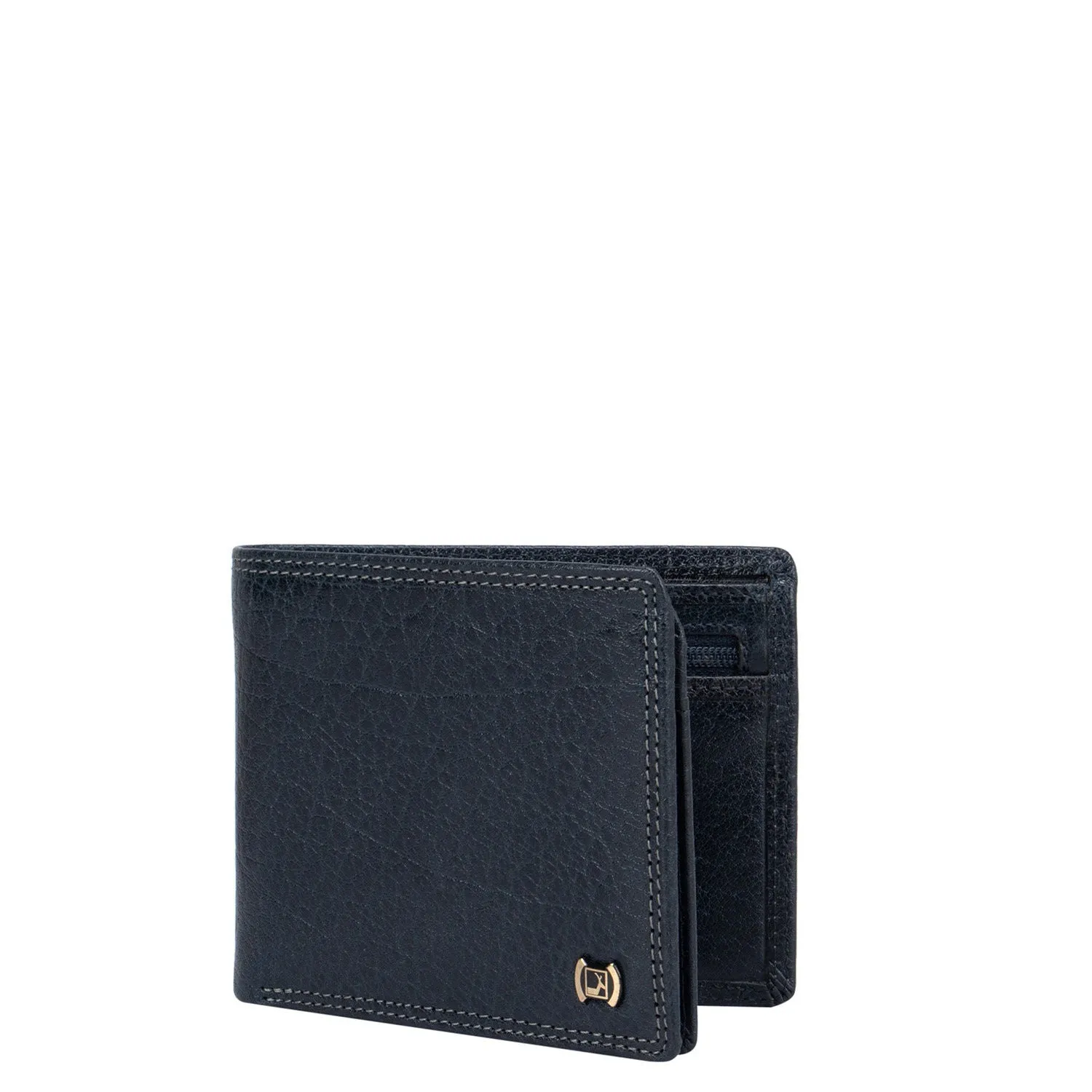 Blue Elephant Pattern Bifold Men's Wallet