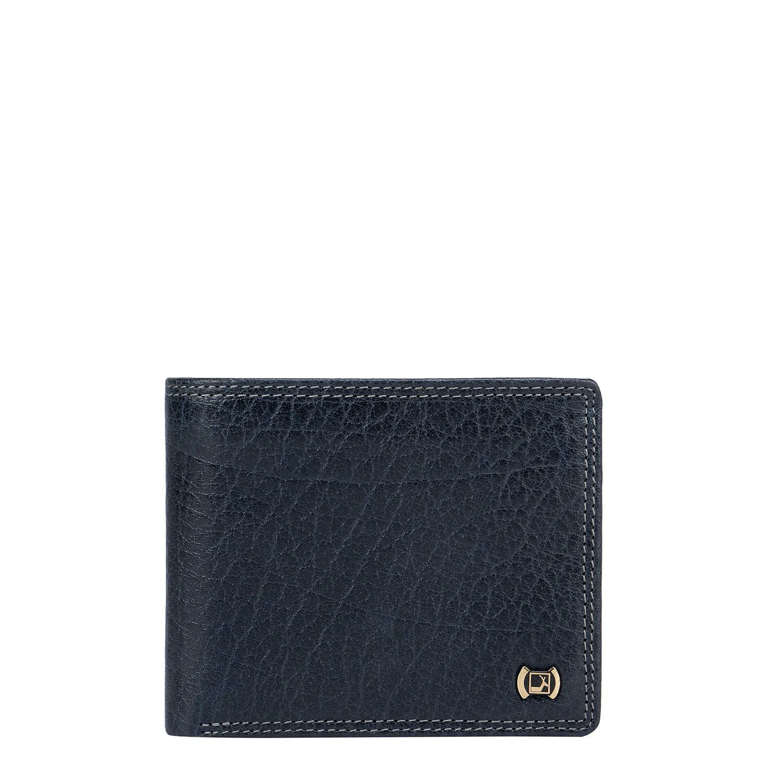 Blue Elephant Pattern Bifold Men's Wallet