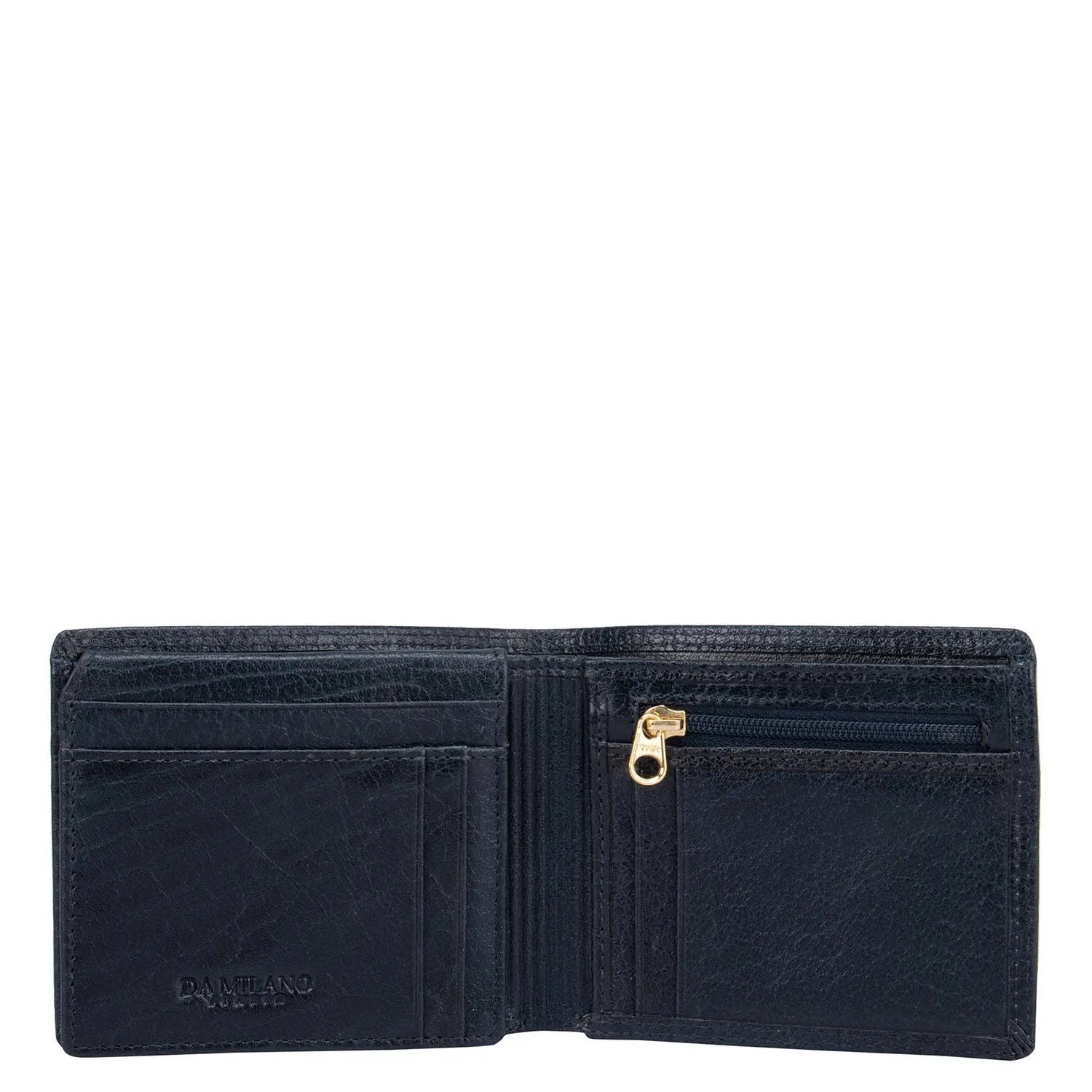 Blue Elephant Pattern Bifold Men's Wallet