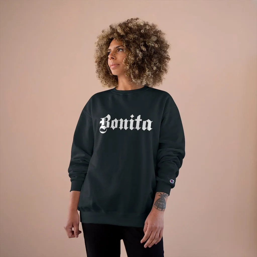 Bonita Gothic Logo Champion Brand Sweatshirt