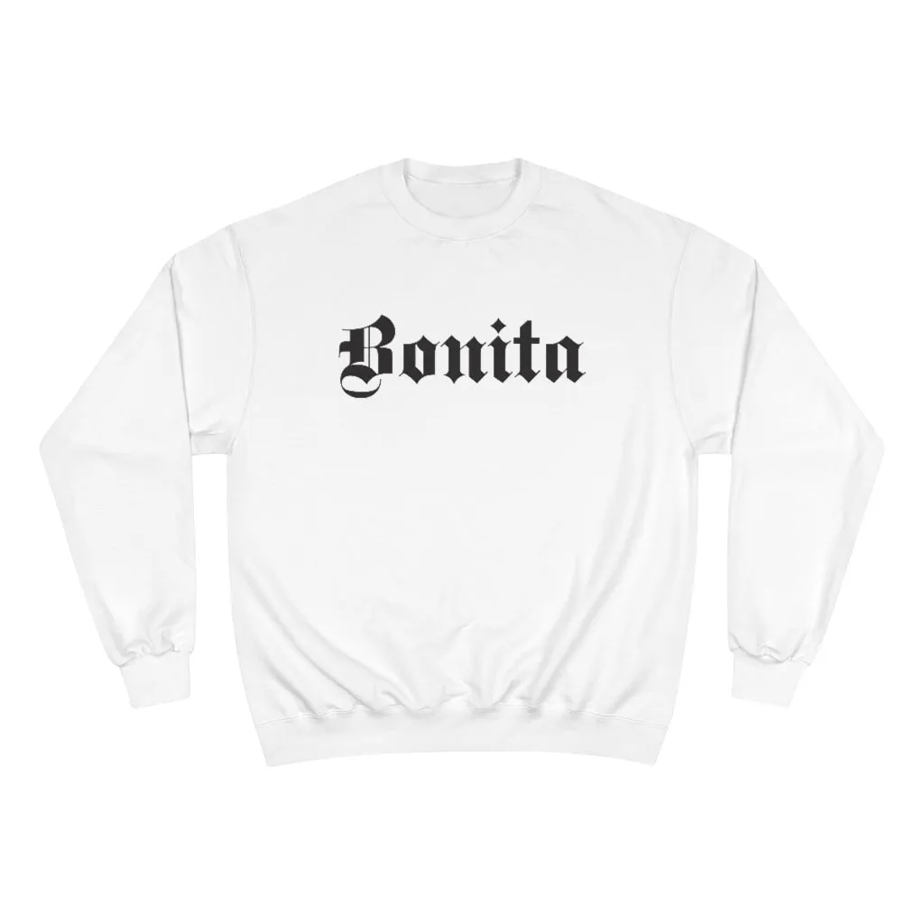 Bonita Gothic Logo Champion Brand Sweatshirt