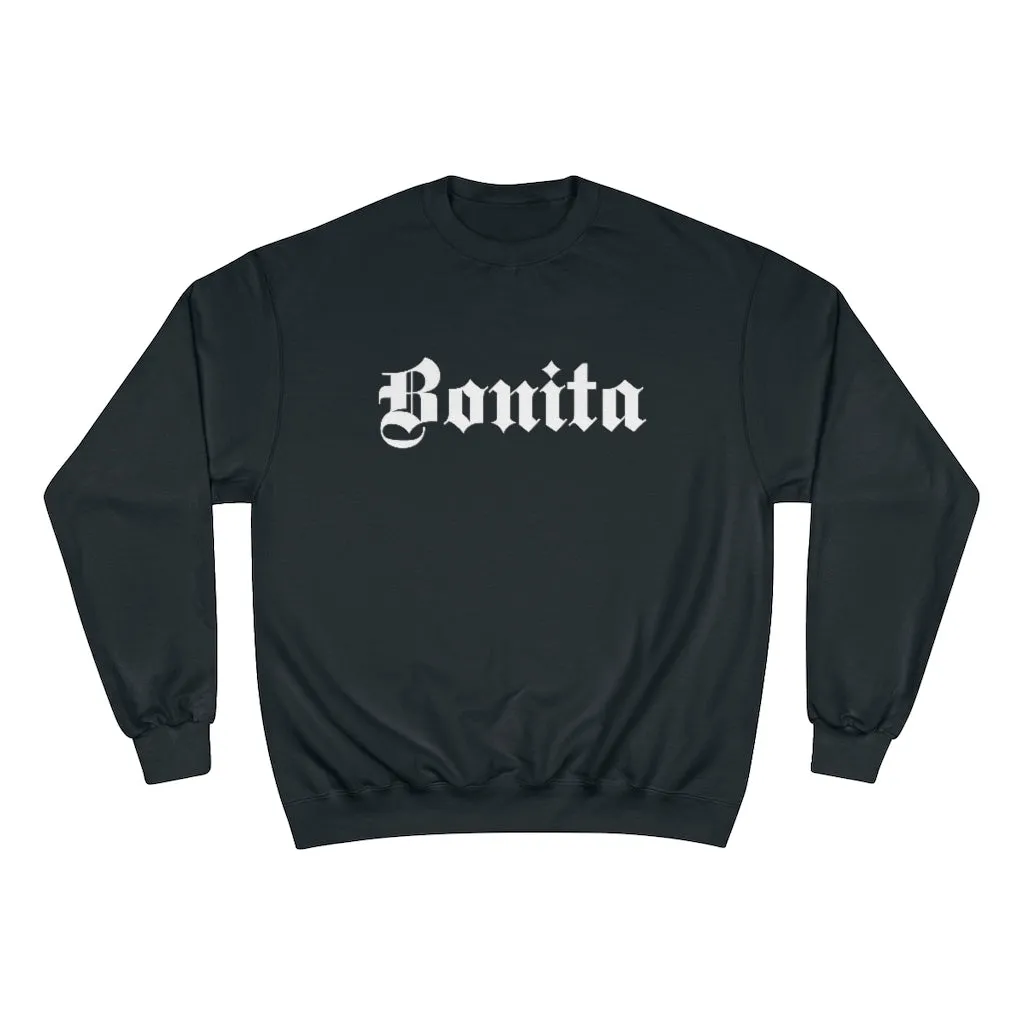 Bonita Gothic Logo Champion Brand Sweatshirt