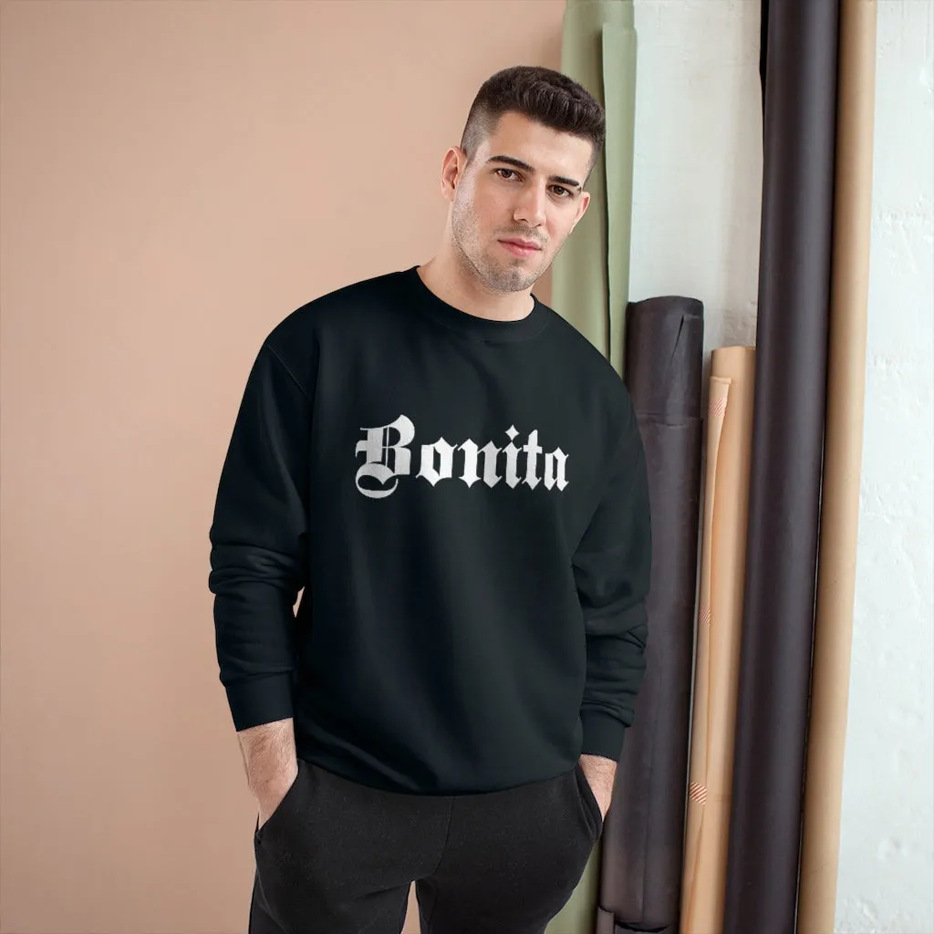 Bonita Gothic Logo Champion Brand Sweatshirt