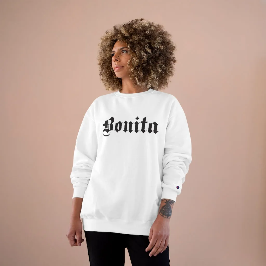 Bonita Gothic Logo Champion Brand Sweatshirt