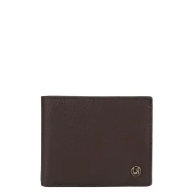 Brown Wax Bifold Wallet