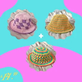Bucket Hat Crochet Pattern Bundle