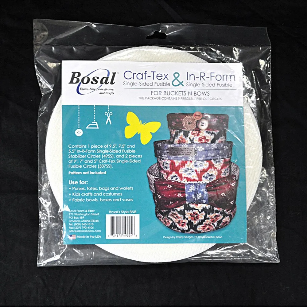 Buckets N Bows Single-Sided Fusible Stabilizer