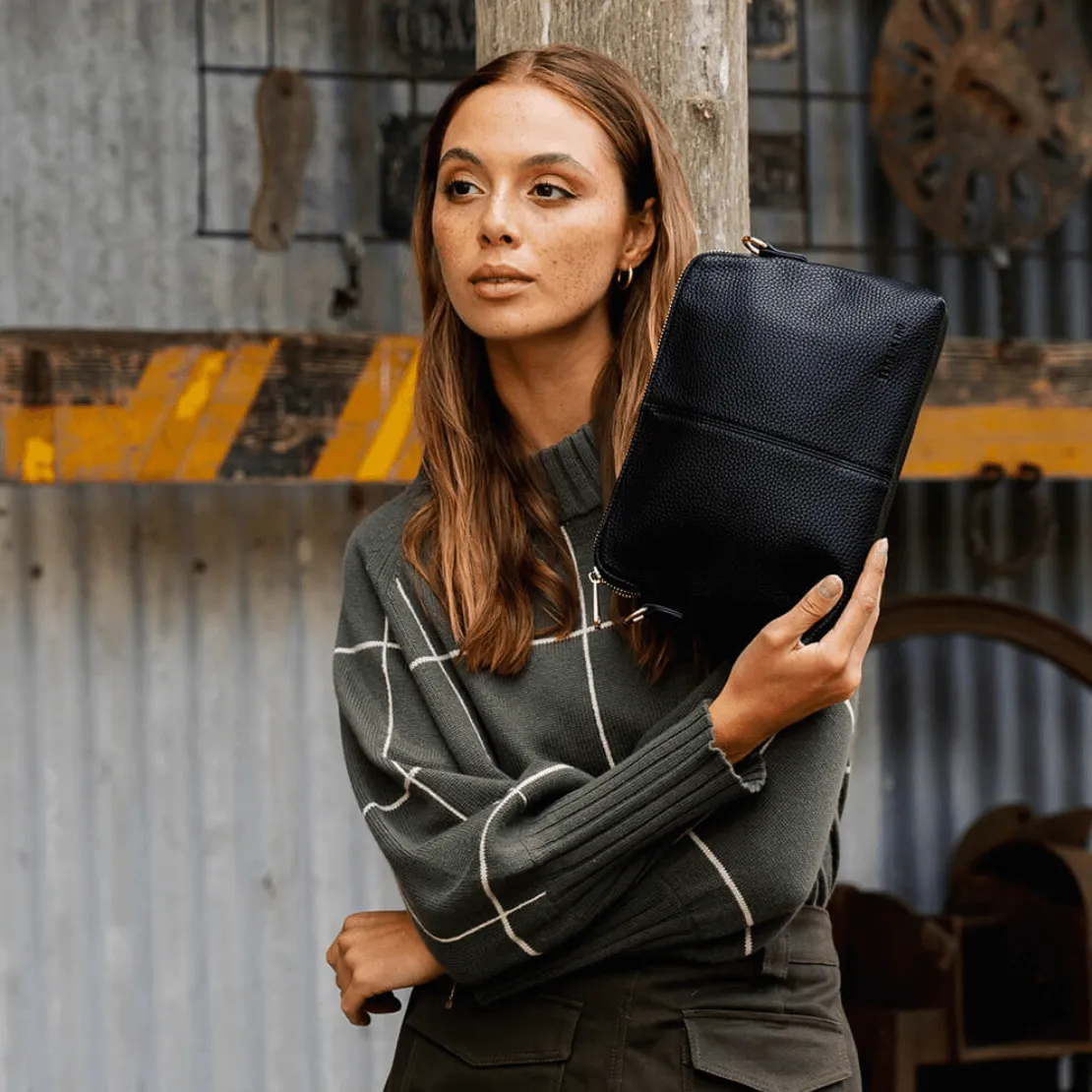 Burbank Large Crossbody | Black