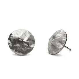 Camel's Hump Topography Earrings - Silver