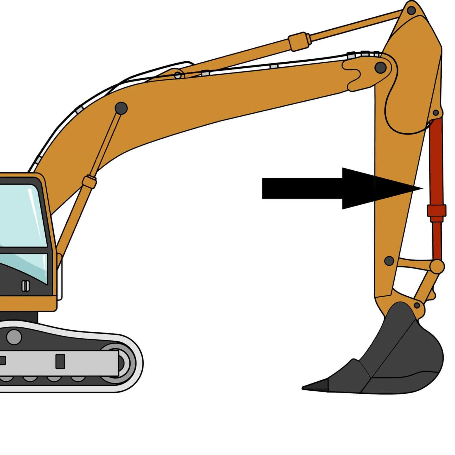 Cat 318C L & 318C LN Excavator Bucket Seal Kit w/ 85mm Rod