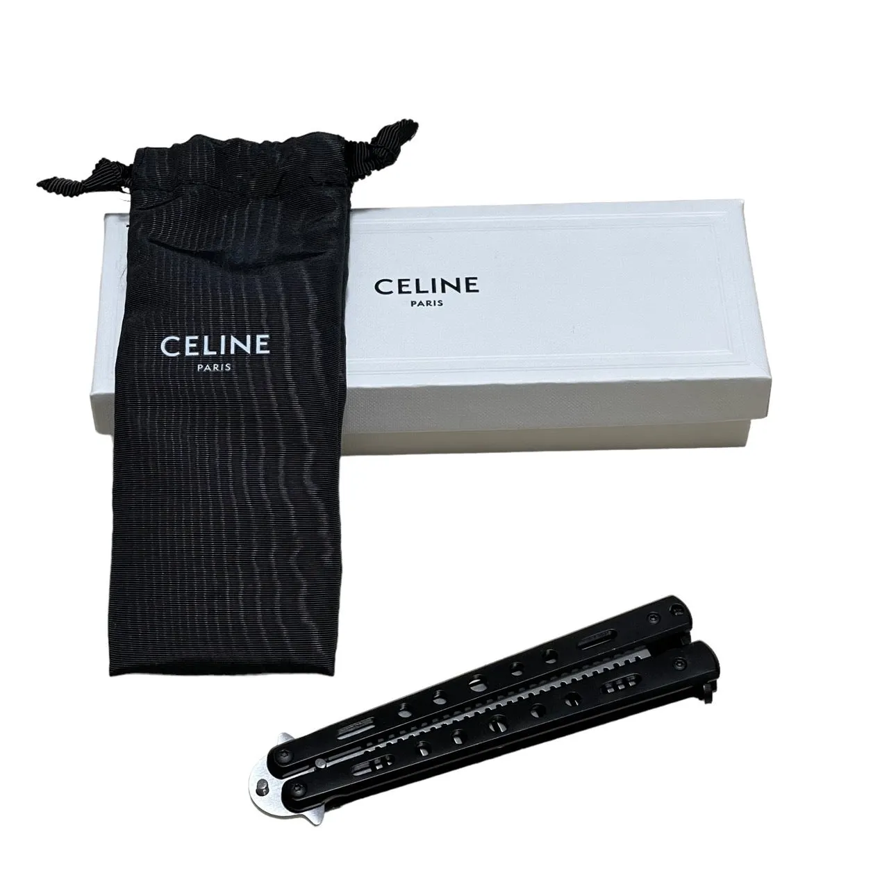 CELINE セリーヌ ノベルティ 22SS COSMIC CRUISER butterfly comb 802
