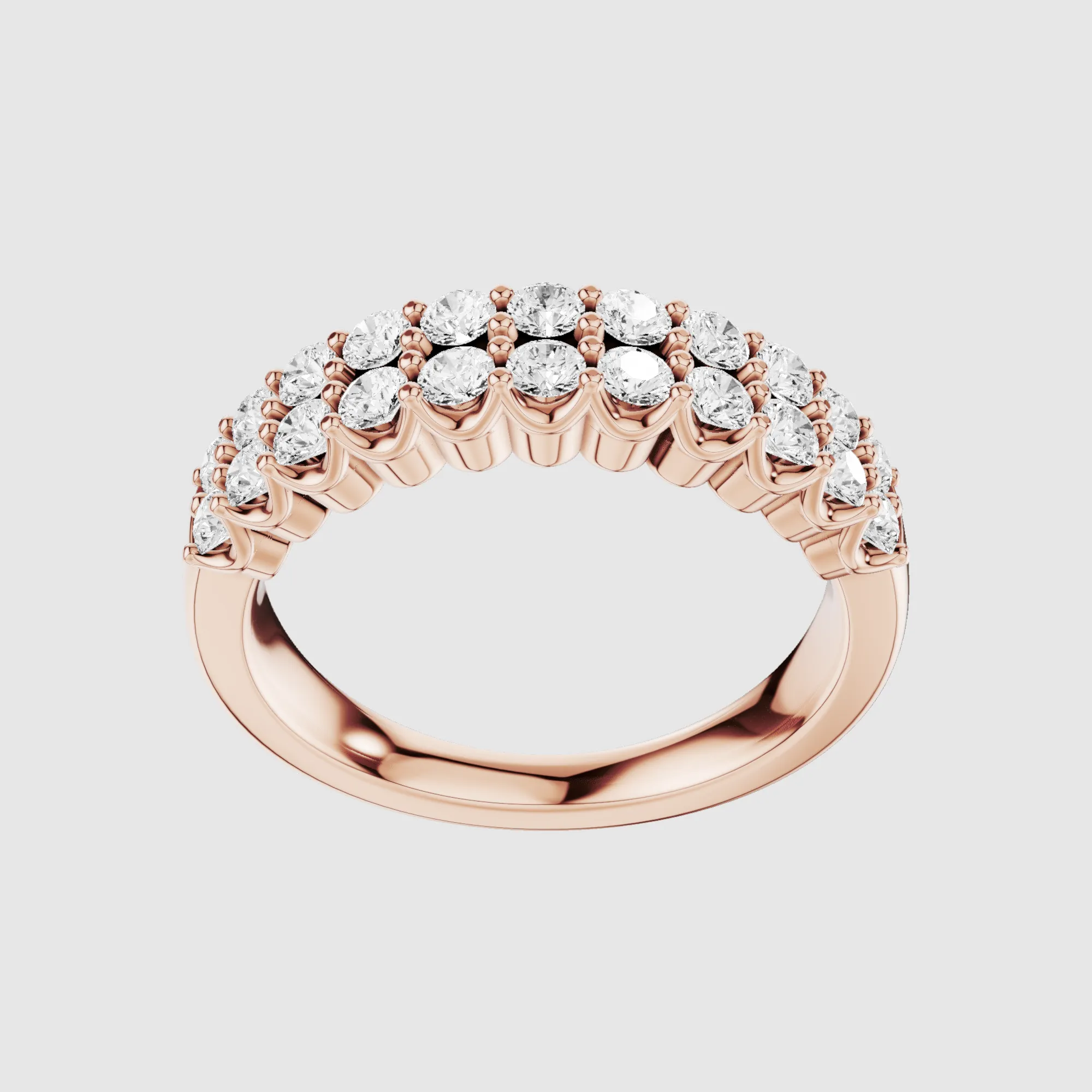 Celine Lab Grown Diamond Fashion Band-Round
