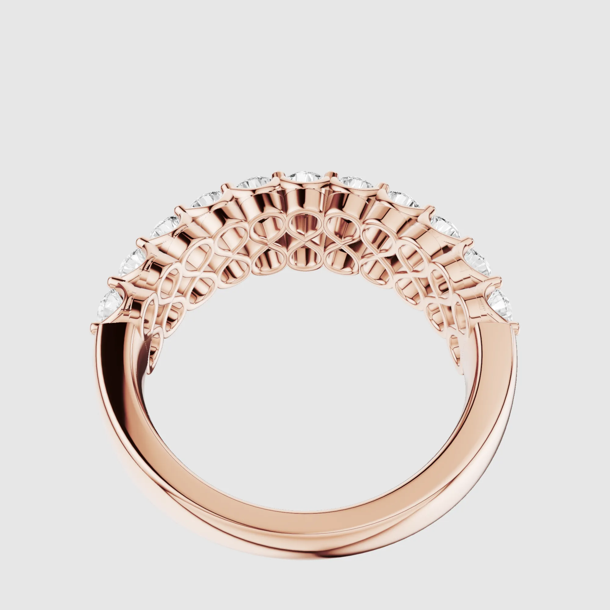 Celine Lab Grown Diamond Fashion Band-Round