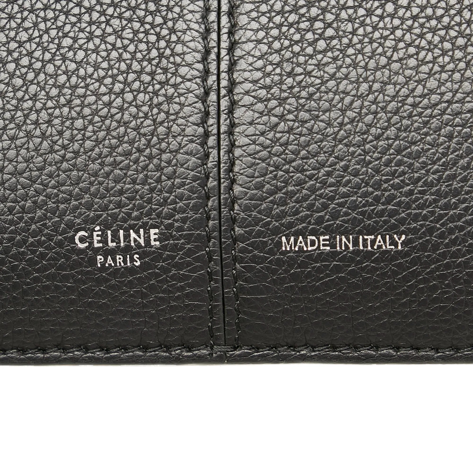 Celine Medium Trifold Leather Tote Bag
