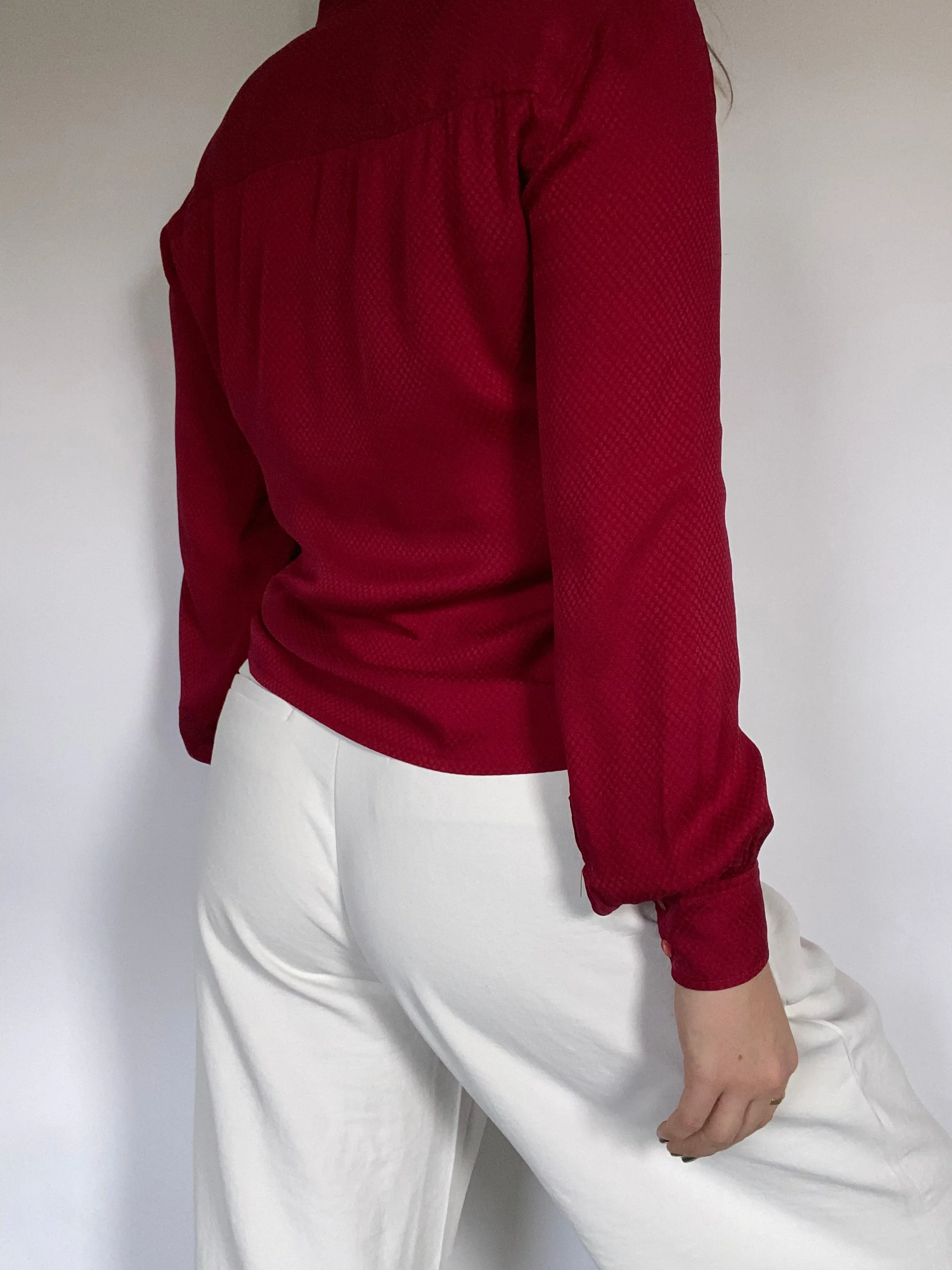 Celine Silk Blouse Size S/M