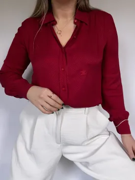 Celine Silk Blouse Size S/M