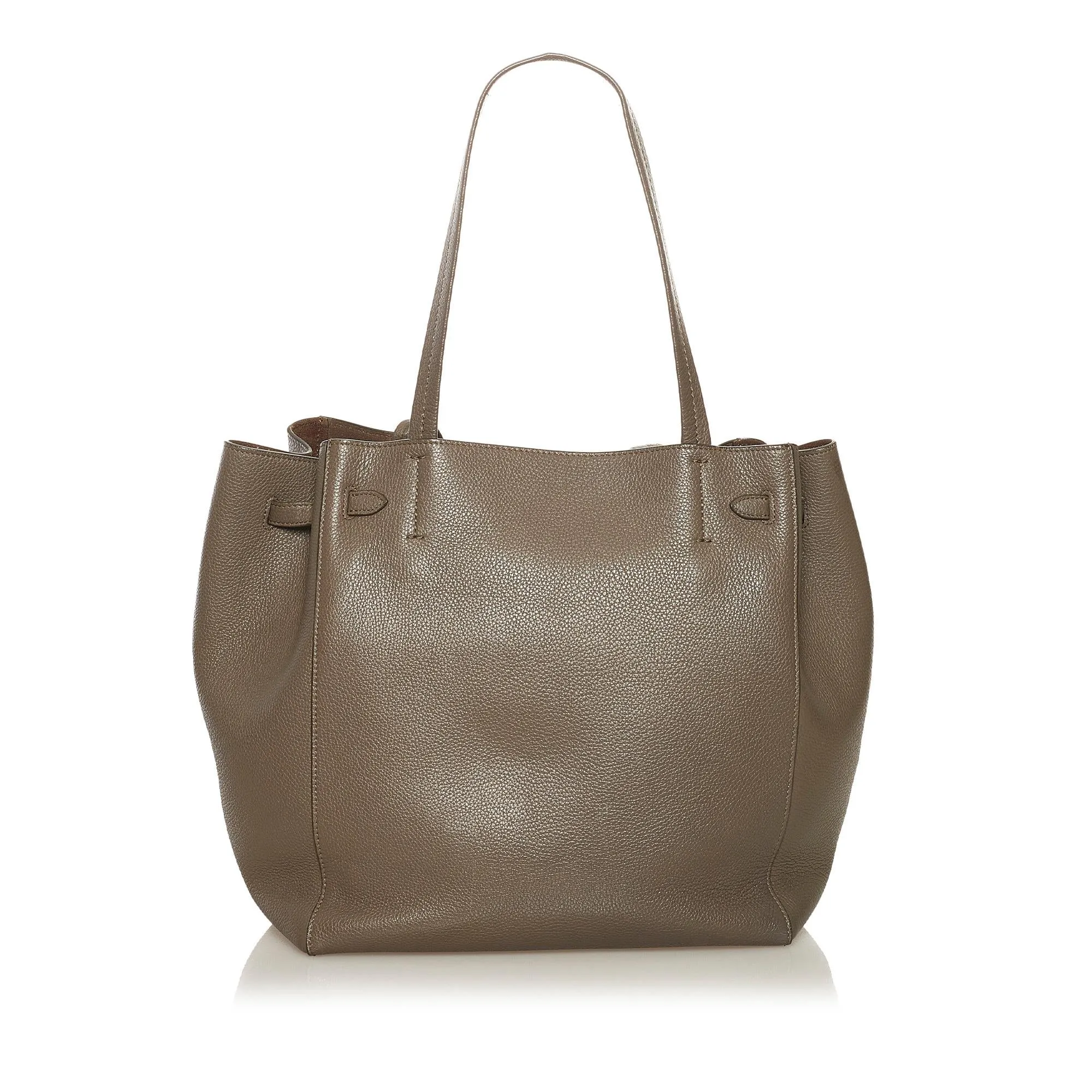 Celine Small Phantom Cabas Leather Tote Bag