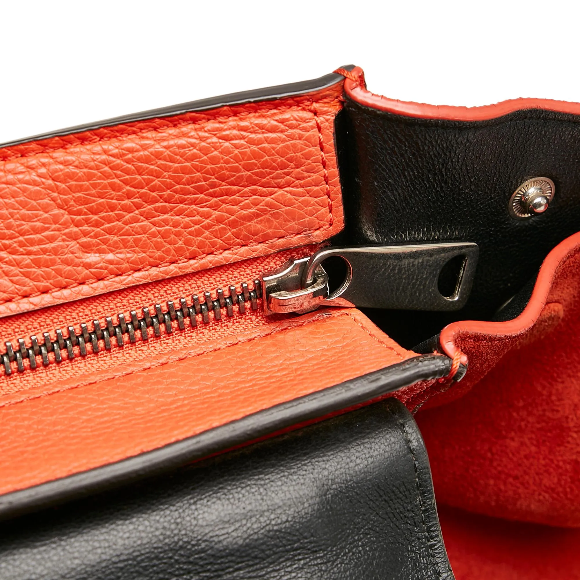 Celine Trapeze Leather Satchel