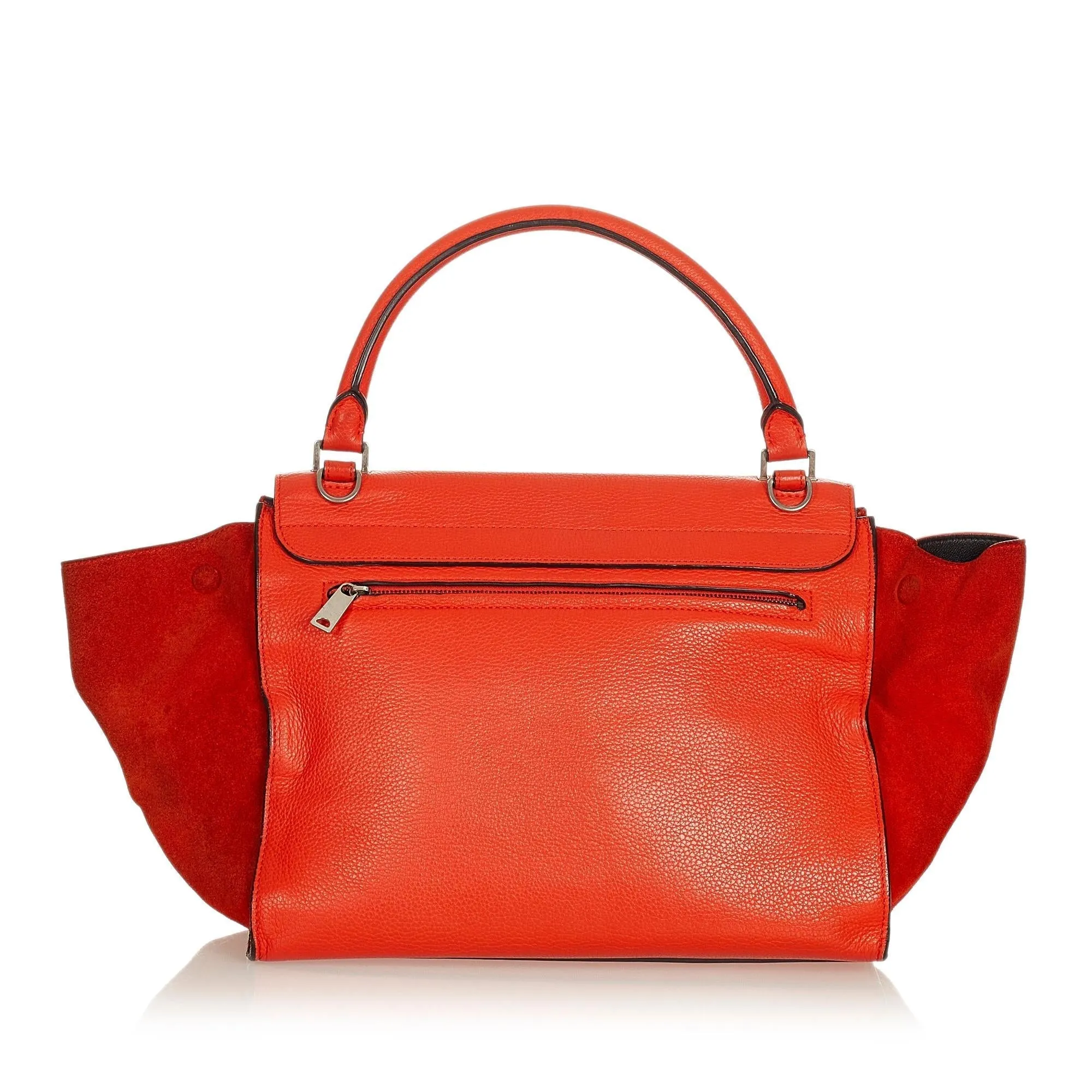 Celine Trapeze Leather Satchel