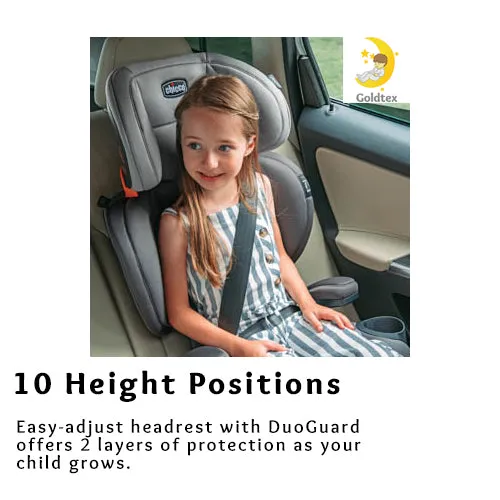 Chicco KidFit® ClearTex® Plus 2-in-1 Belt-Positioning Booster Car Seat