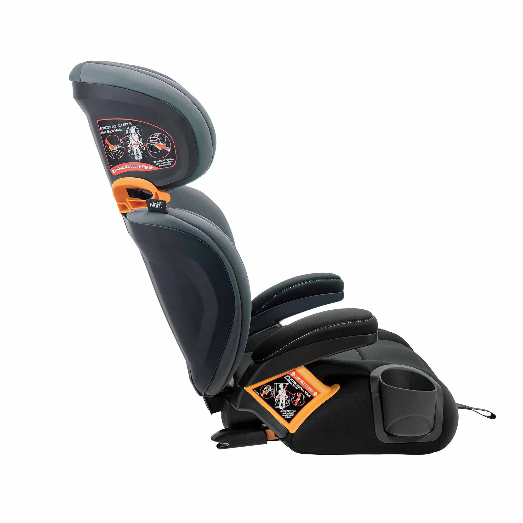 Chicco KidFit® ClearTex® Plus 2-in-1 Belt-Positioning Booster Car Seat