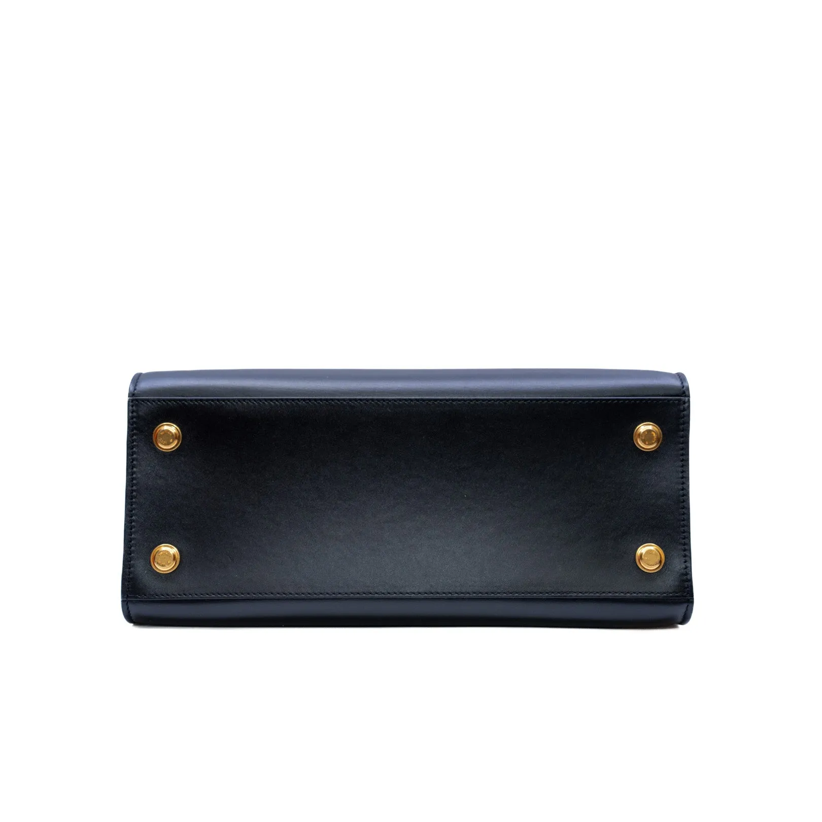 city steamer in leather black ghw