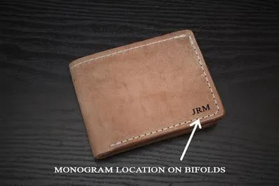 Classic | Suntanned Natural Leather Bifold Wallet
