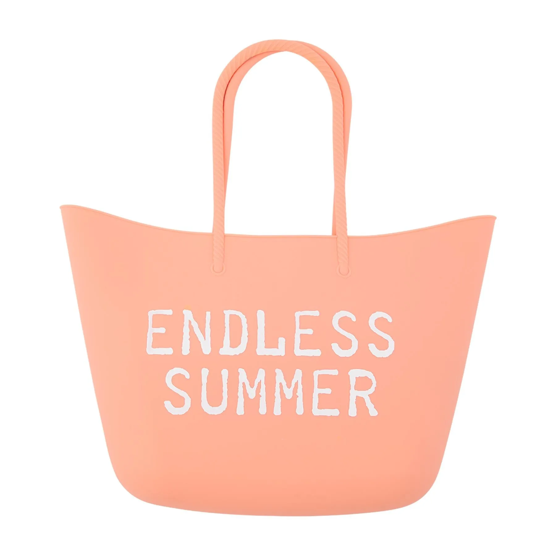 Coral Silicone Cooler Tote