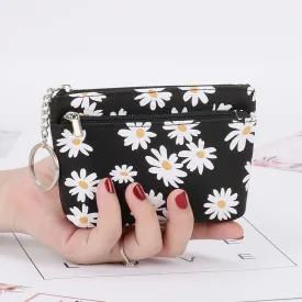 Daisy Print Coin  Pouch