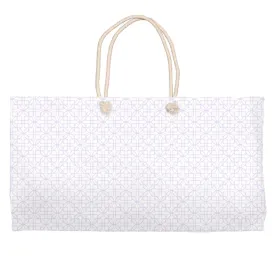 D&D Lattice Lilac Weekender Tote