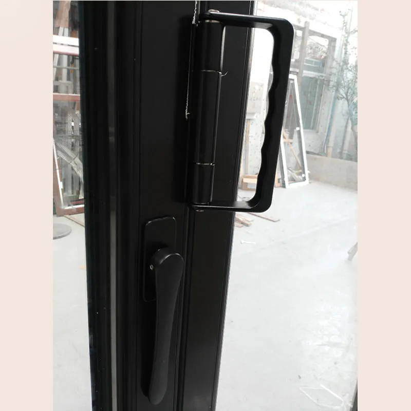 Doorwin 2021Thermal break aluminum 8 panels lowes bi fold outdoor bi folding door Bifold folding foldable bifolding accordion windows