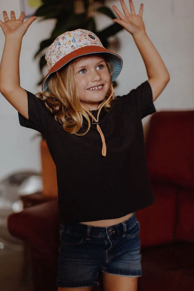 Dried Flowers Bucket Hat