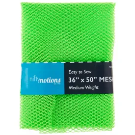 Easy to Sew Mesh Fabric - Lime Green 36" x 50"