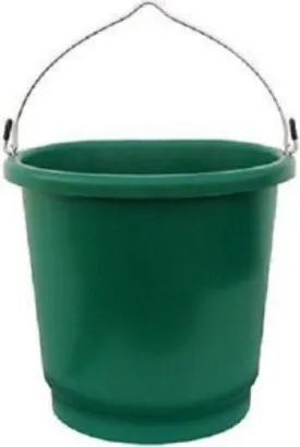 Farm Innovators FB-80 3 Gallon Flat Back Heated Livestock Water Bucket - Quantity of 1